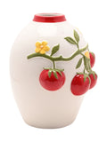 Widdop handpainted embossed tomato vase large, imported from the UK
