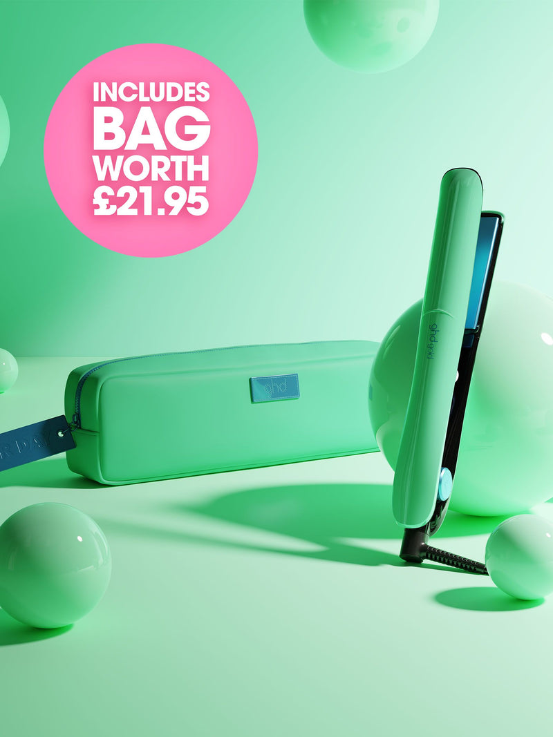 ghd Gold straightener Jelly Mint limited edition (British brand)
