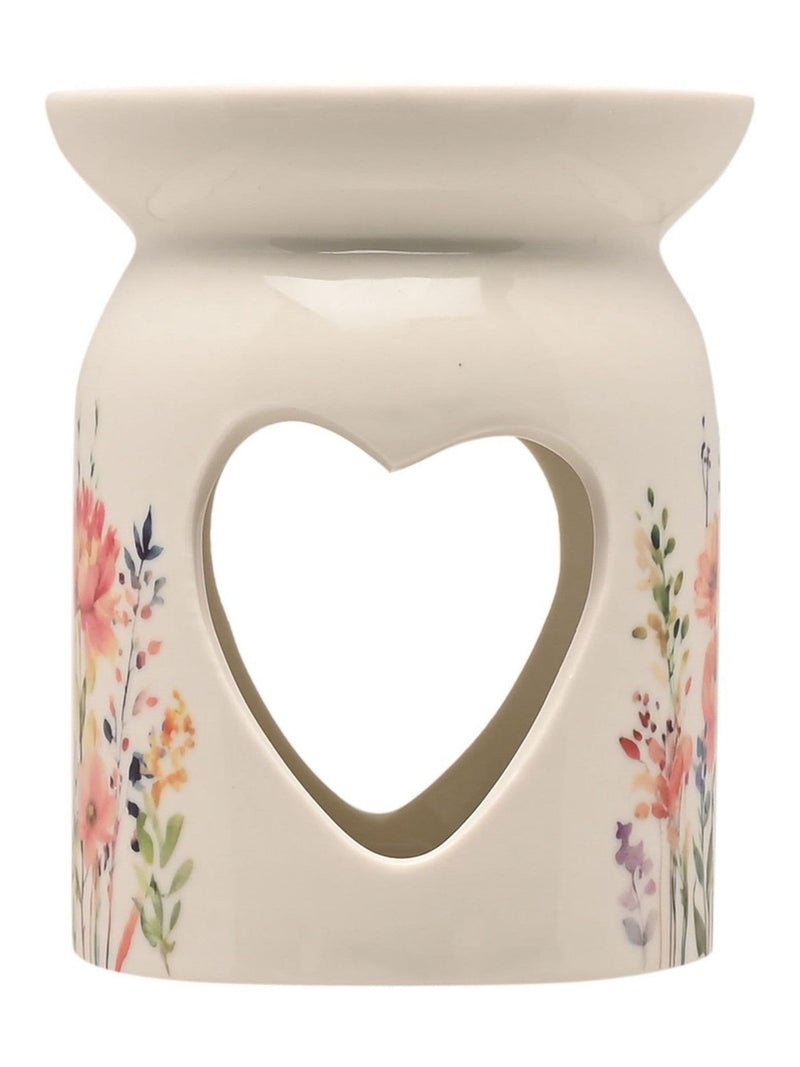 Widdop white wax melt burner with Mum design 10cm (British brand)
