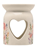 Widdop white wax melt burner with Mum design 10cm (British brand)