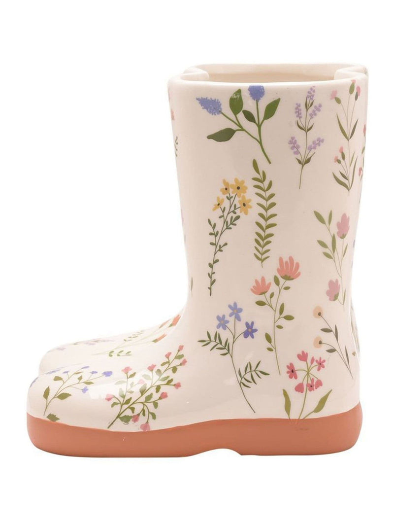 Widdop small floral wellie ceramic vase 20cm, UK version