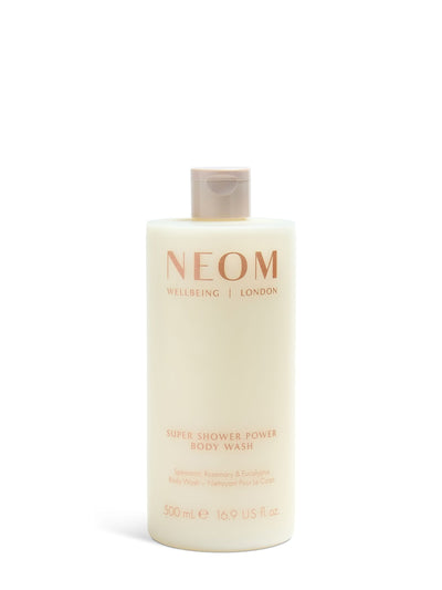 Next NEOM Super Shower Power Spearmint Rosemary & Eucalyptus Body Wash 500ml- Buy online at McGrocer