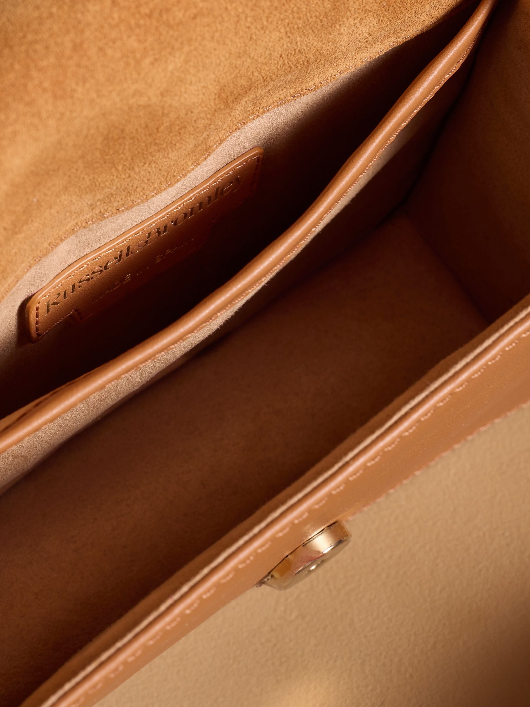Russell & Bromley brown Brookvale cross-body bag - British product