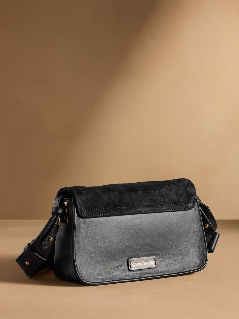Russell & Bromley Black Counter Cross-Body Bag (British brand)