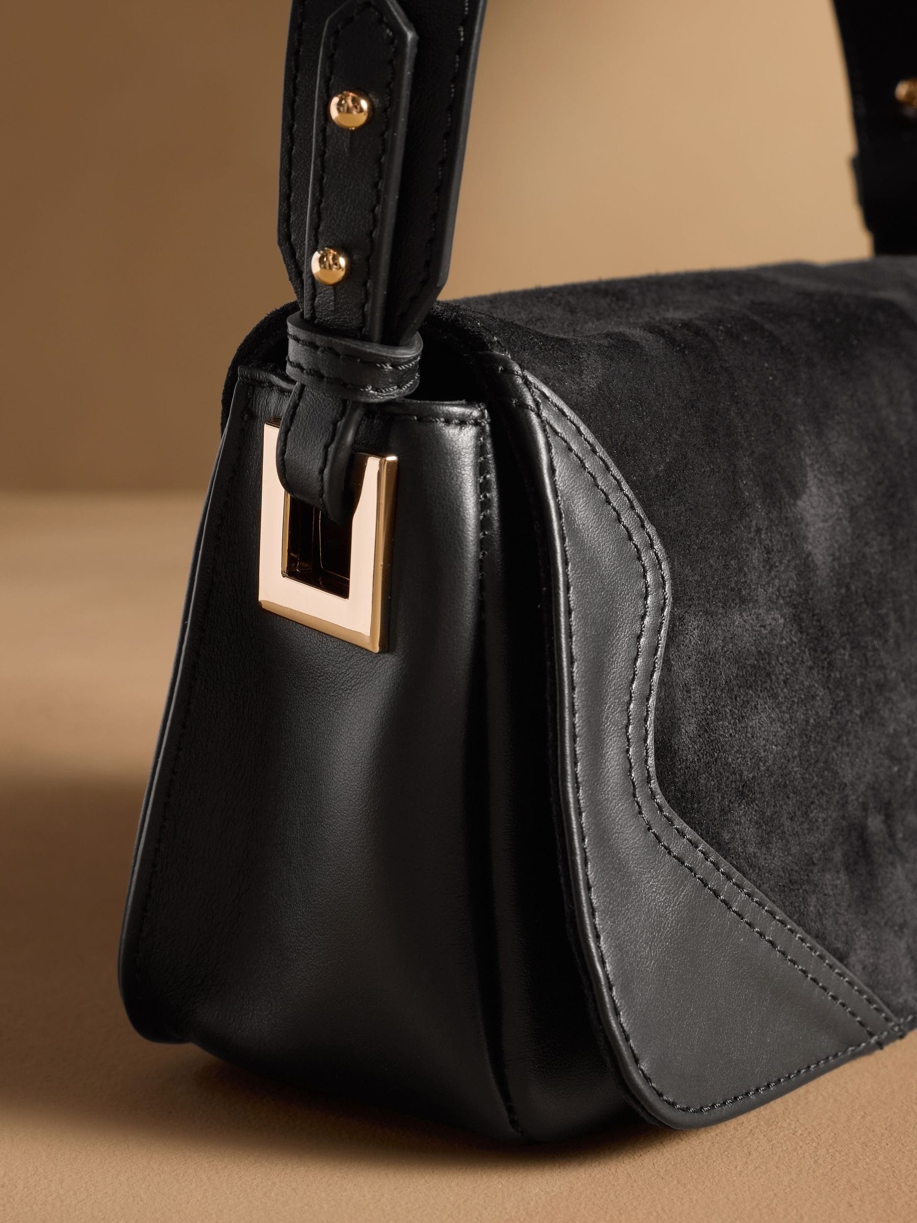 Russell & Bromley Black Counter Cross-Body Bag (British brand)