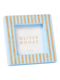 Oliver Bonas Blue Paloma Stripe frame, British product