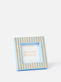 Oliver Bonas Blue Paloma Stripe frame, British product