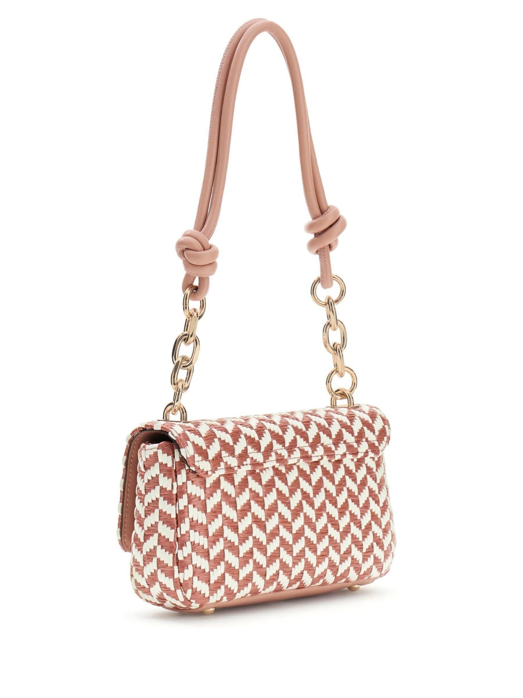 Guess pink Tessi flap shoulder bag - British product