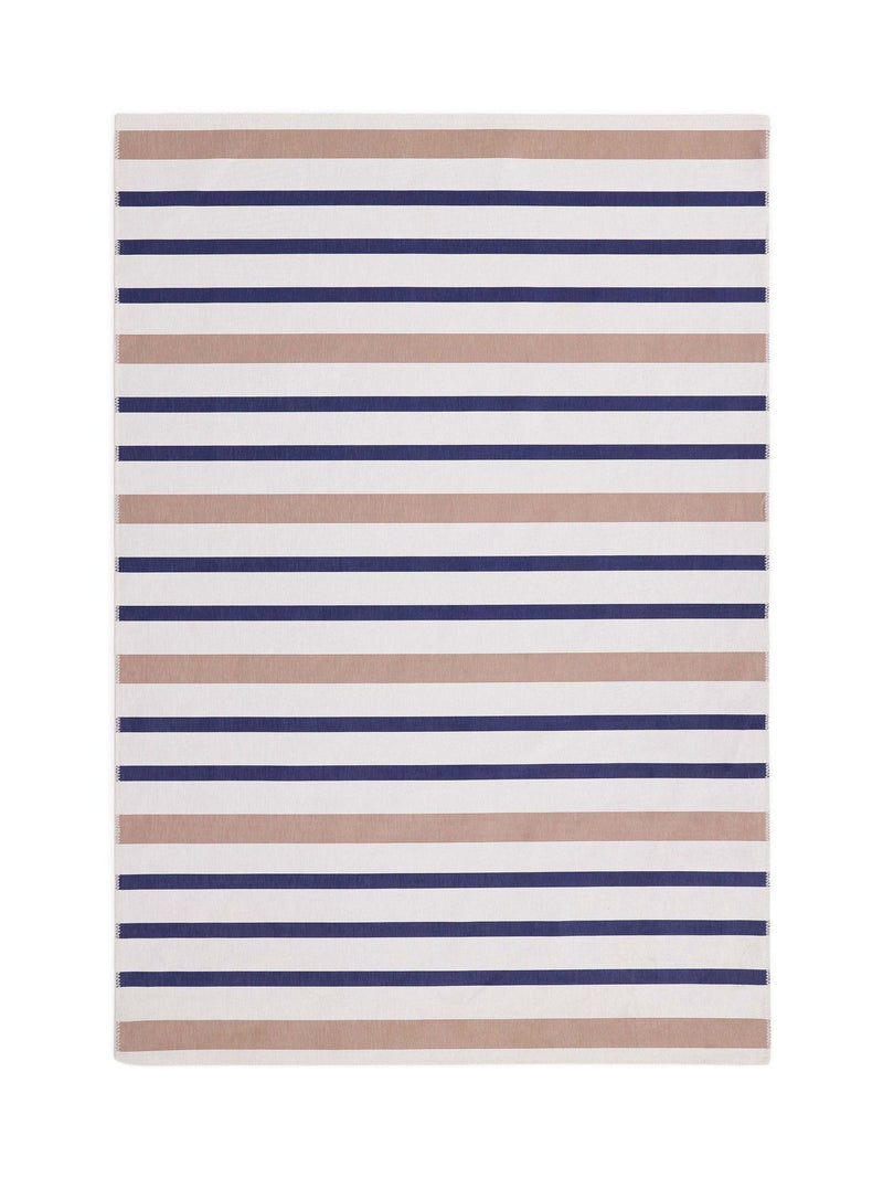 Origin Rugs cream washable coastal stripe rug - British product