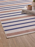 Origin Rugs cream washable coastal stripe rug - British product
