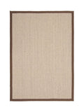 Origin Rugs mocha border sisal boucle rug 150x80cm, UK version