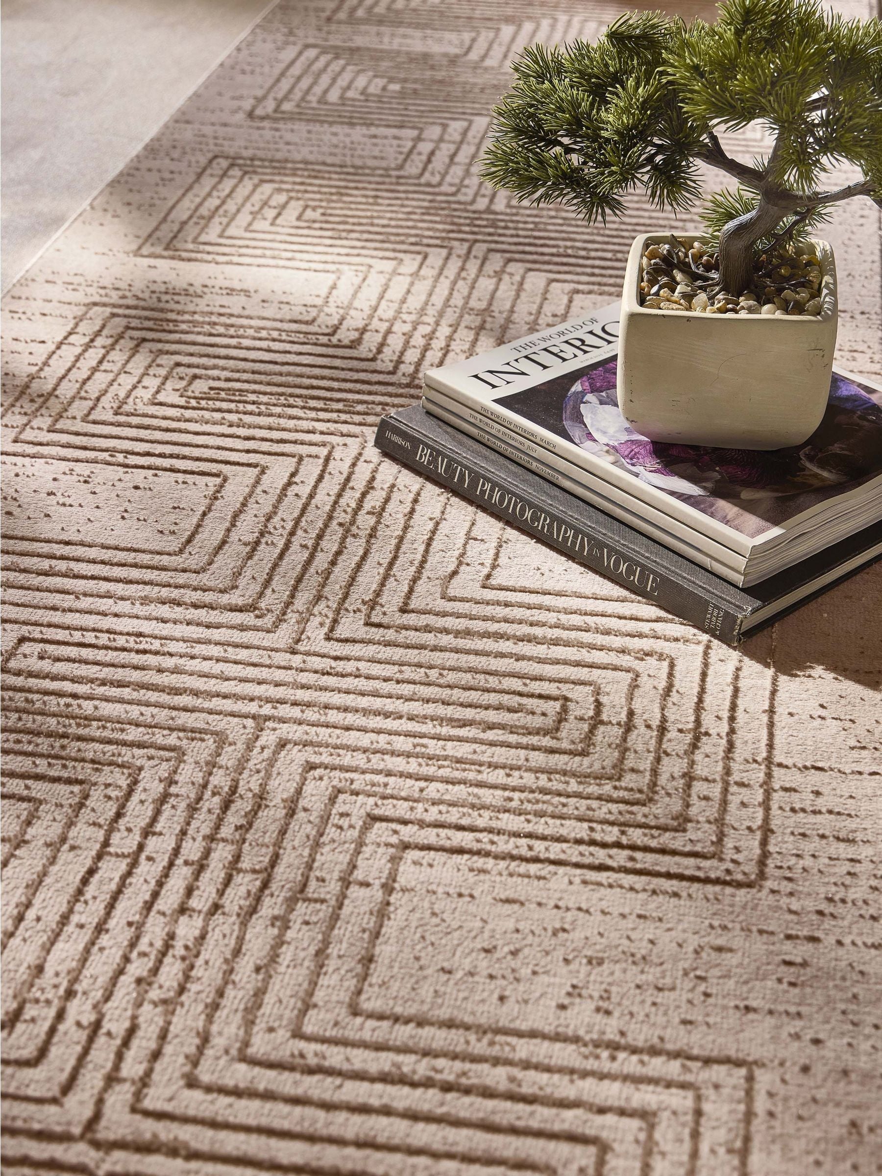 Origin Rugs Calacatta Lines runner rug 230cm, UK version