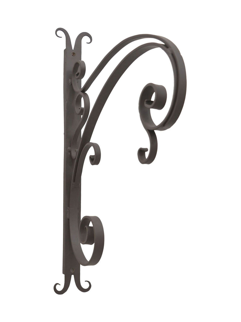 Dibor antique brown curved wall bracket, UK version