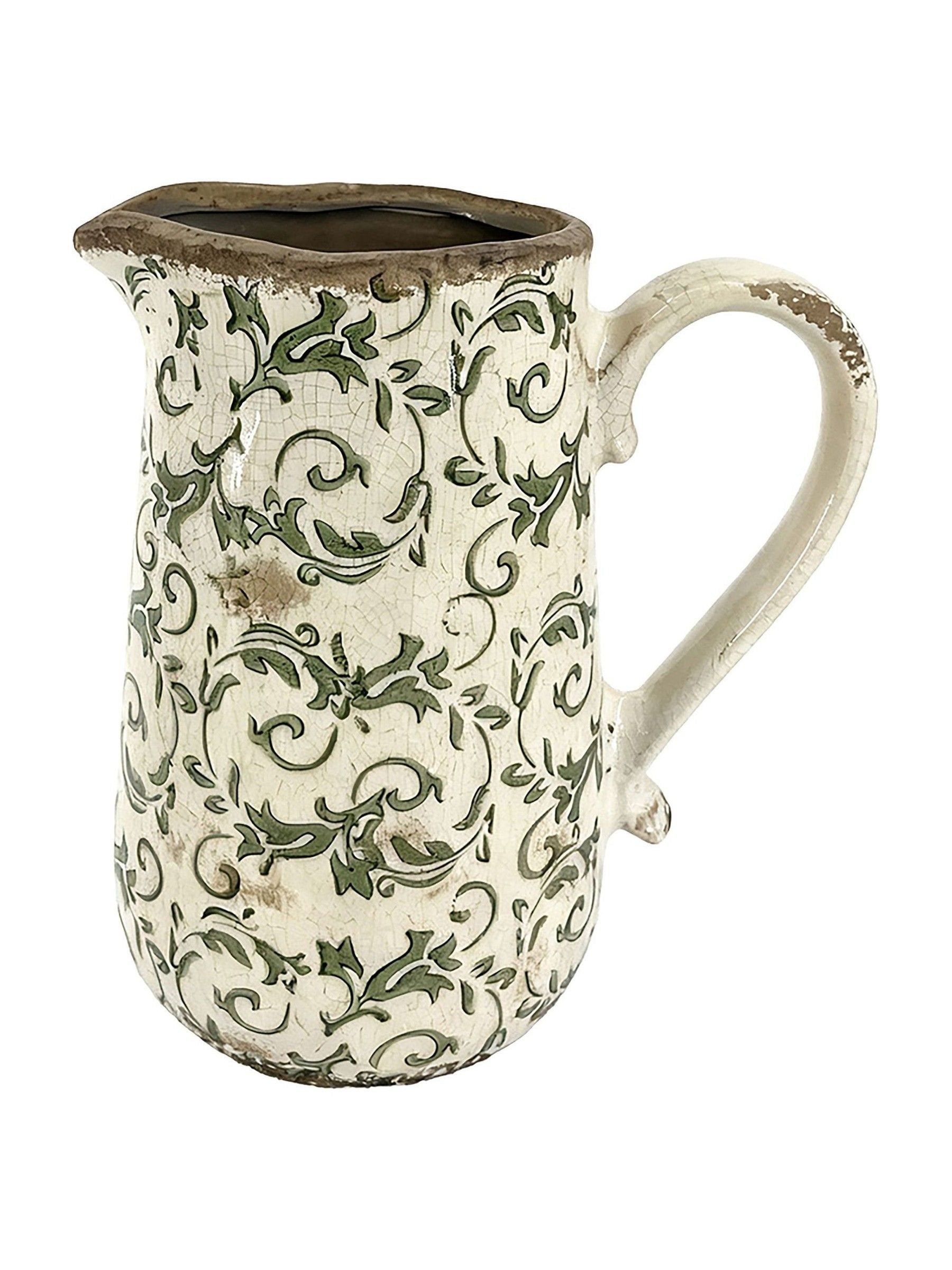 Dibor green botanical pitcher jug large, British brand