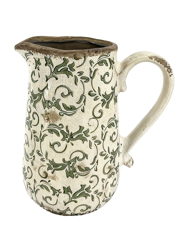 Dibor green botanical pitcher jug large, British brand