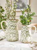 Dibor green botanical pitcher jug large, British brand