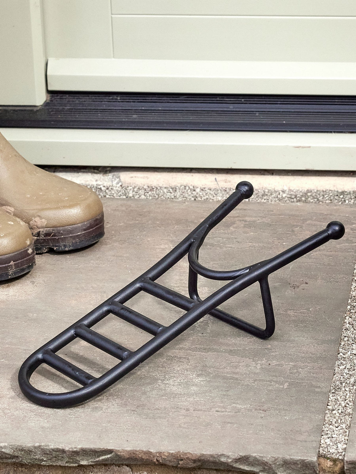 Dibor black iron boot jack, imported from the UK