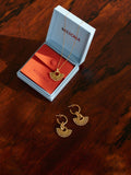 Missoma gold tone chandelier small hoop earrings (British brand)