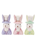 Widdop ceramic bunny top hat planter mini, imported from the UK