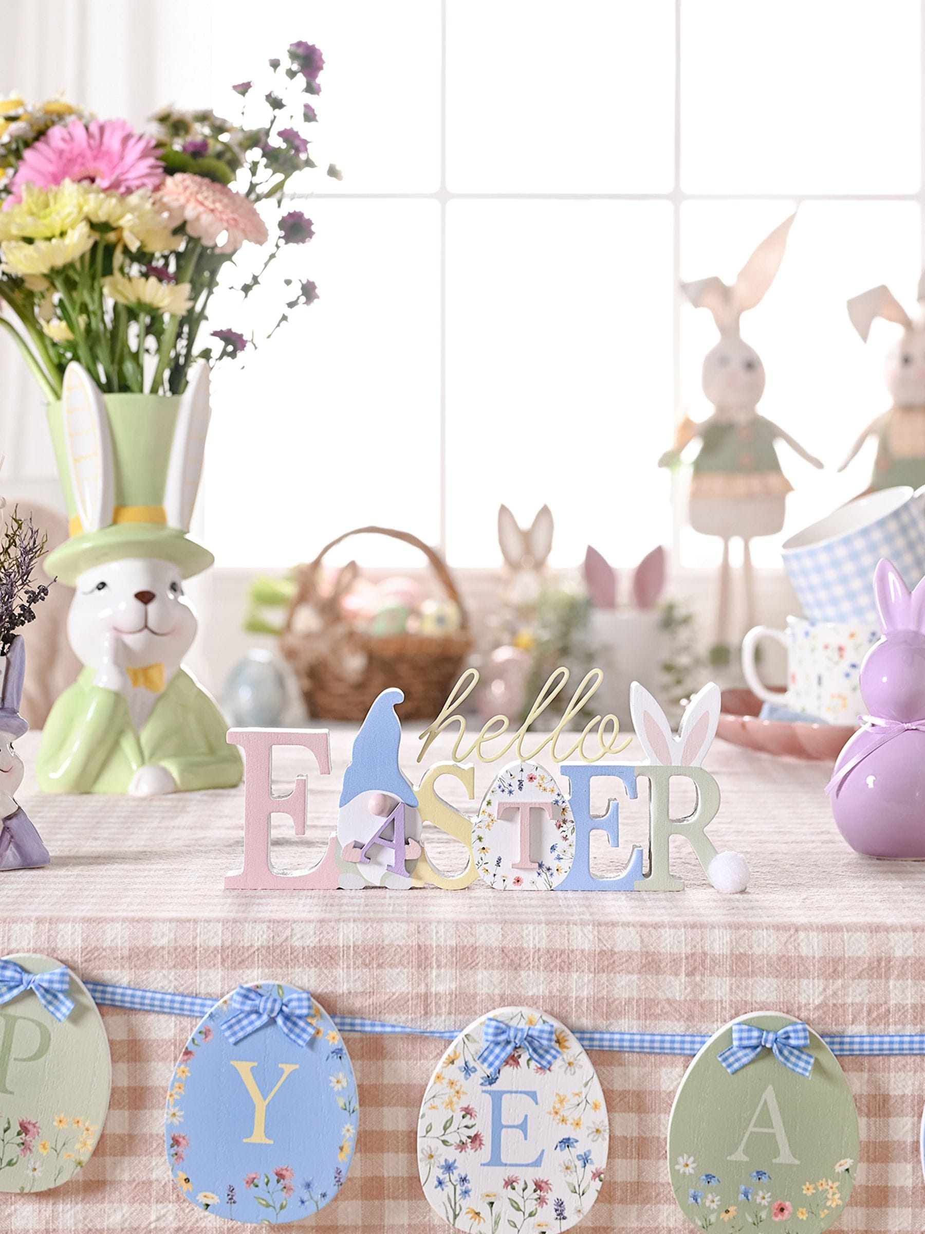 Widdop ceramic bunny top hat planter mini, imported from the UK