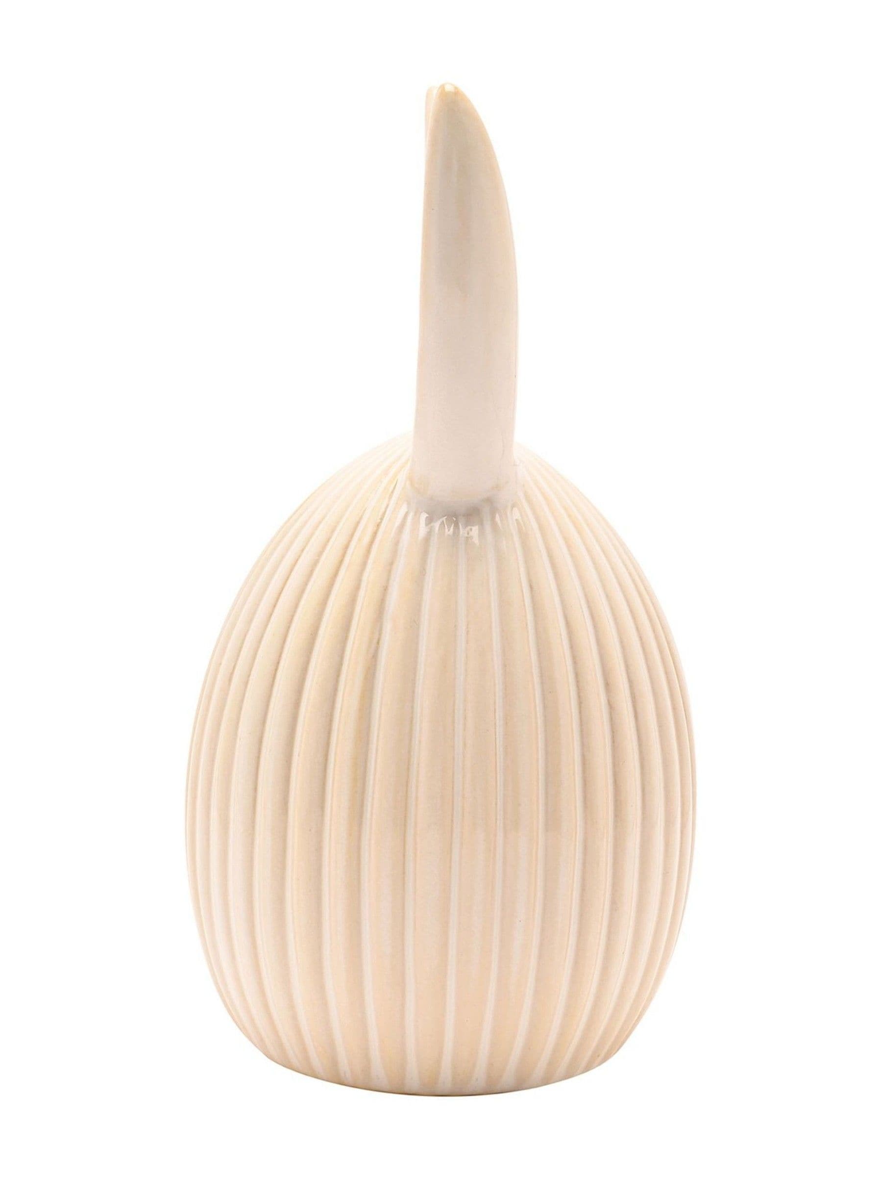 Widdop white Easter egg bunny ears ornament 16cm (British brand)