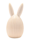 Widdop white Easter egg bunny ears ornament 16cm (British brand)