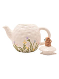 Widdop cream bunny teapot 19cm (British brand)