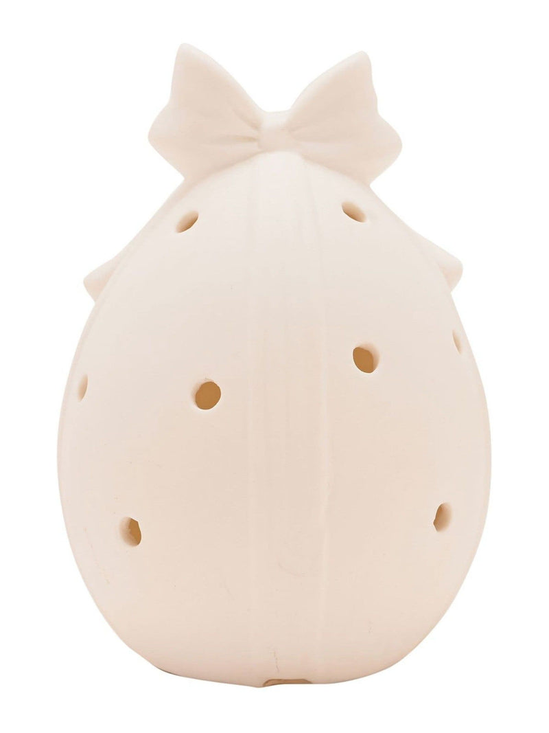 Widdop white LED egg ornament medium 14cm, imported from the UK