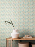 Hoopla Walls Sage Willow Verdant Leaves Wallpaper 10M