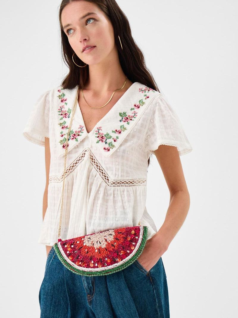 Accessorize red beaded watermelon crossbody bag - British product