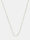 Accessorize sterling silver twisted chain necklace - British product