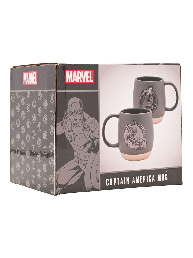 Marvel Captain America ceramic mug grey matte finish, UK version