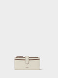 Osprey London cream leather matinee purse 20.5cm - British product