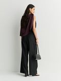 By Malene Birger purple silk twist coverup UK version