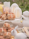 Lights4fun set of 3 pastel pillar candles (British brand)