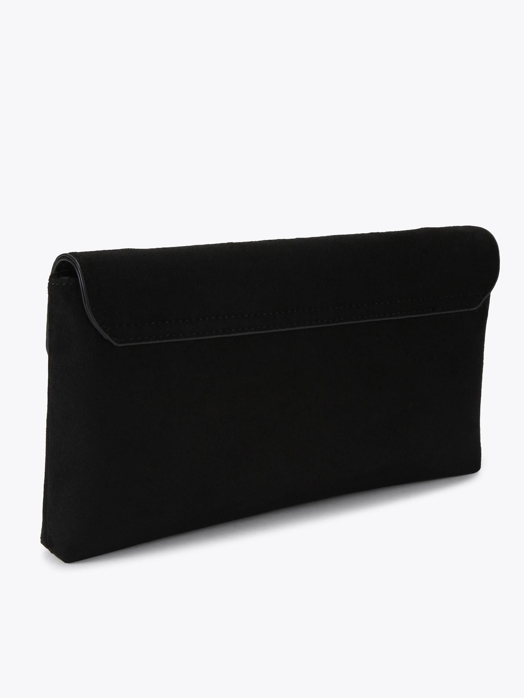 Carvela Black Maria envelope clutch bag in bone leather - British product