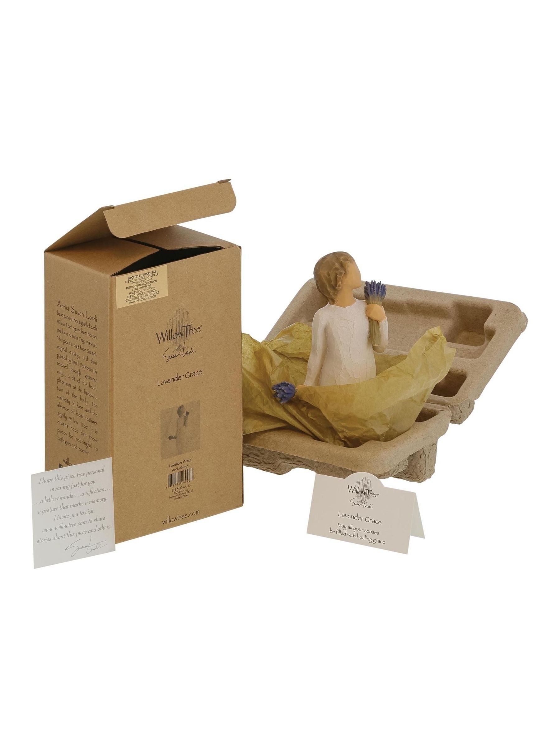 Willow Tree Lavender Grace figurine off-white 14cm - British product