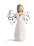 Willow Tree Off White Sign For Love figurine 13cm (British brand)