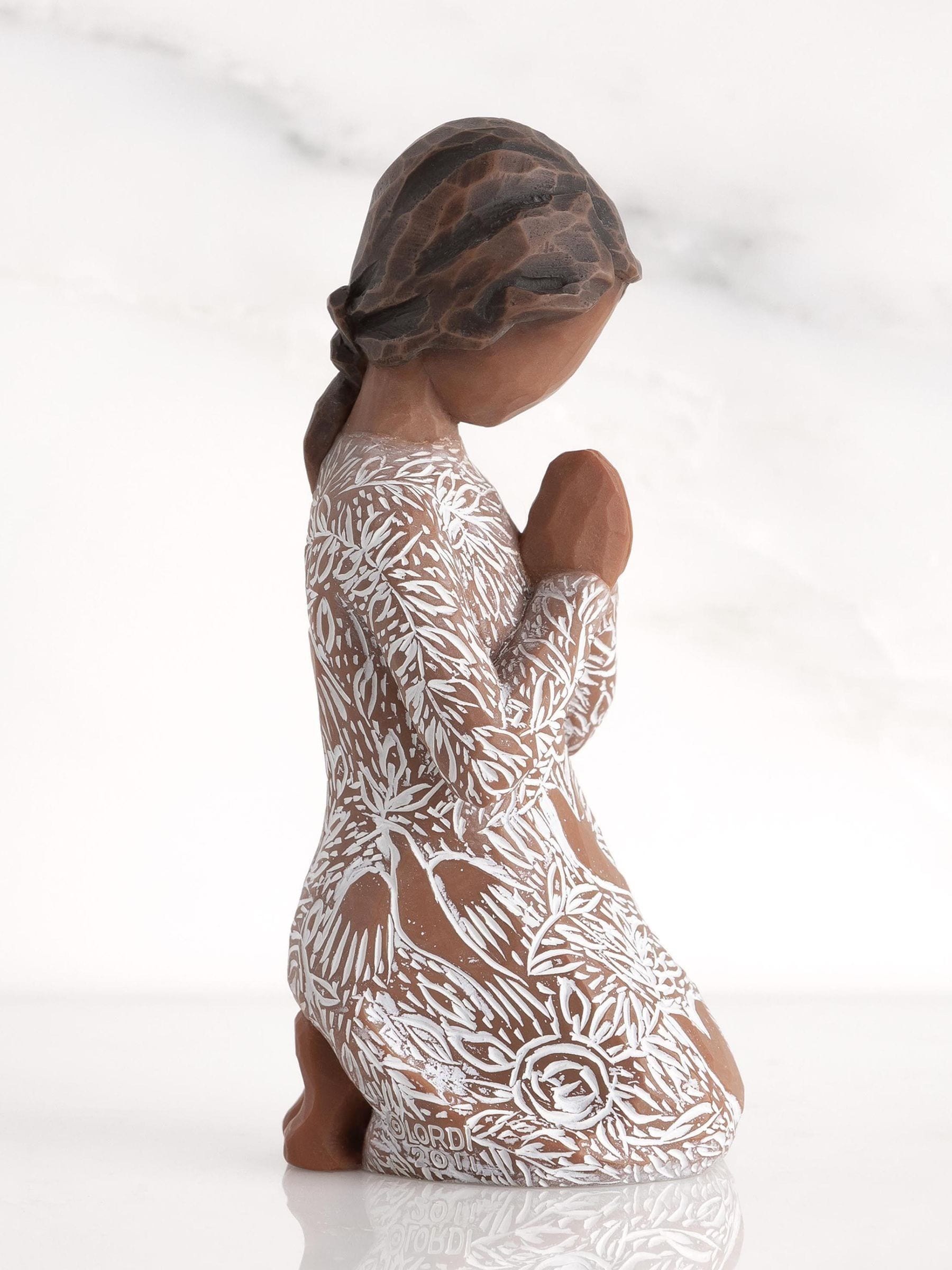 Willow Tree Prayer of Peace darker skin figurine 10cm - British product