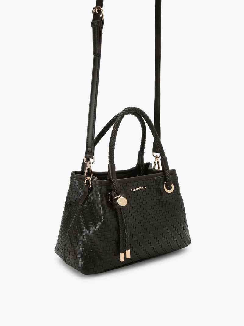 Carvela Antionia Weave Mini Bag brown woven synthetic (British brand)
