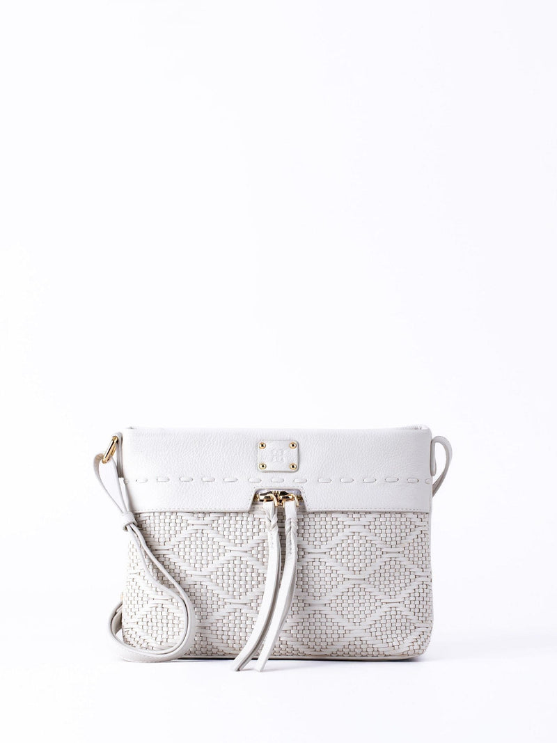 Lakeland Leather White Wasdale Cross Body Bag