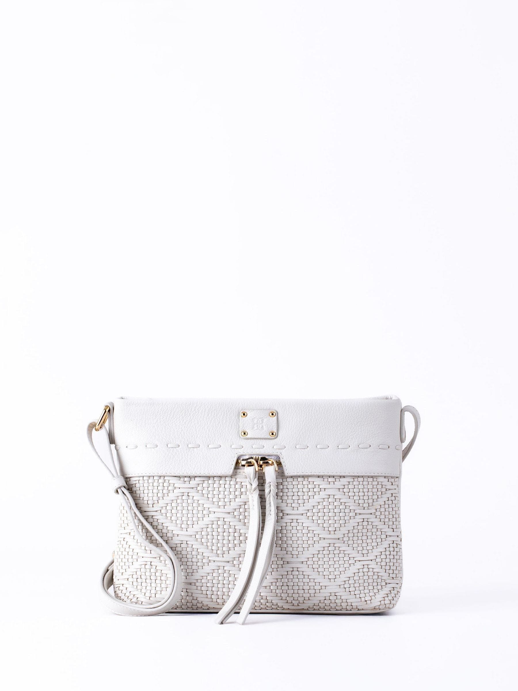 Lakeland Leather White Wasdale Cross Body Bag
