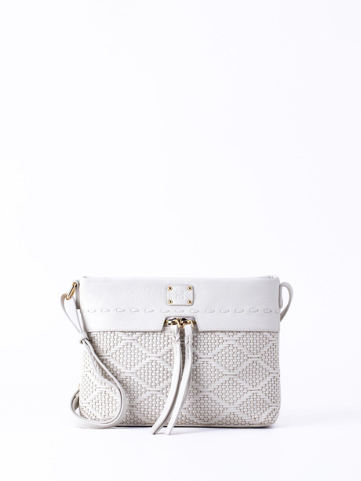 Lakeland Leather White Wasdale Cross Body Bag