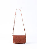 Lakeland Leather brown Patterdale cross-body bag, imported from the UK
