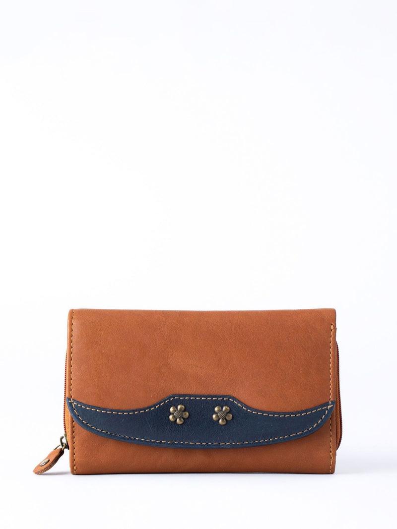 Lakeland Leather Brown Hartsop Flapover Purse
