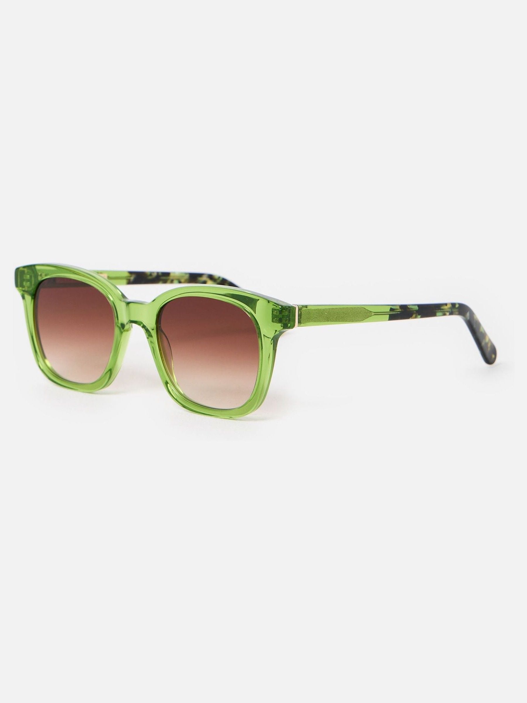 Oliver Bonas green crystal square acetate sunglasses - British product