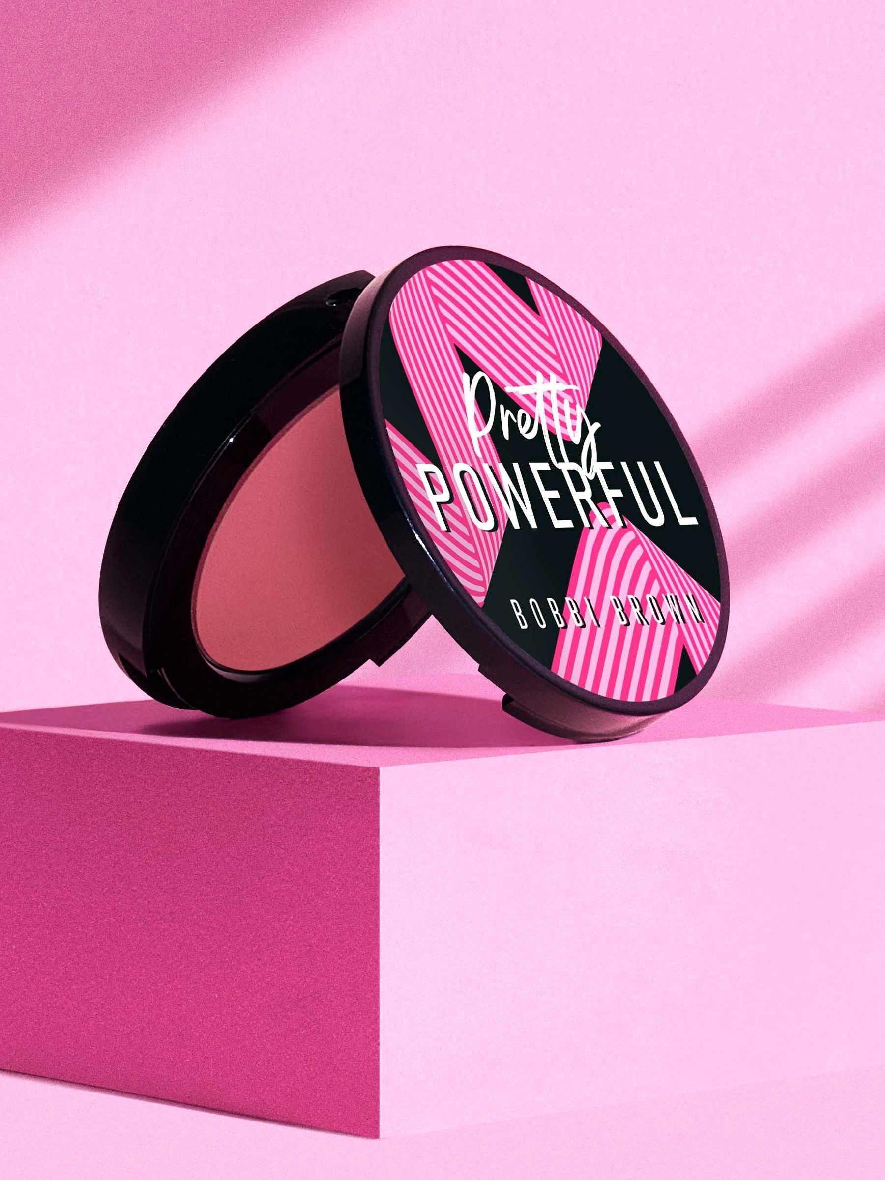 Bobbi Brown limited edition Pot Rouge blush in Pink Flame, imported from the UK
