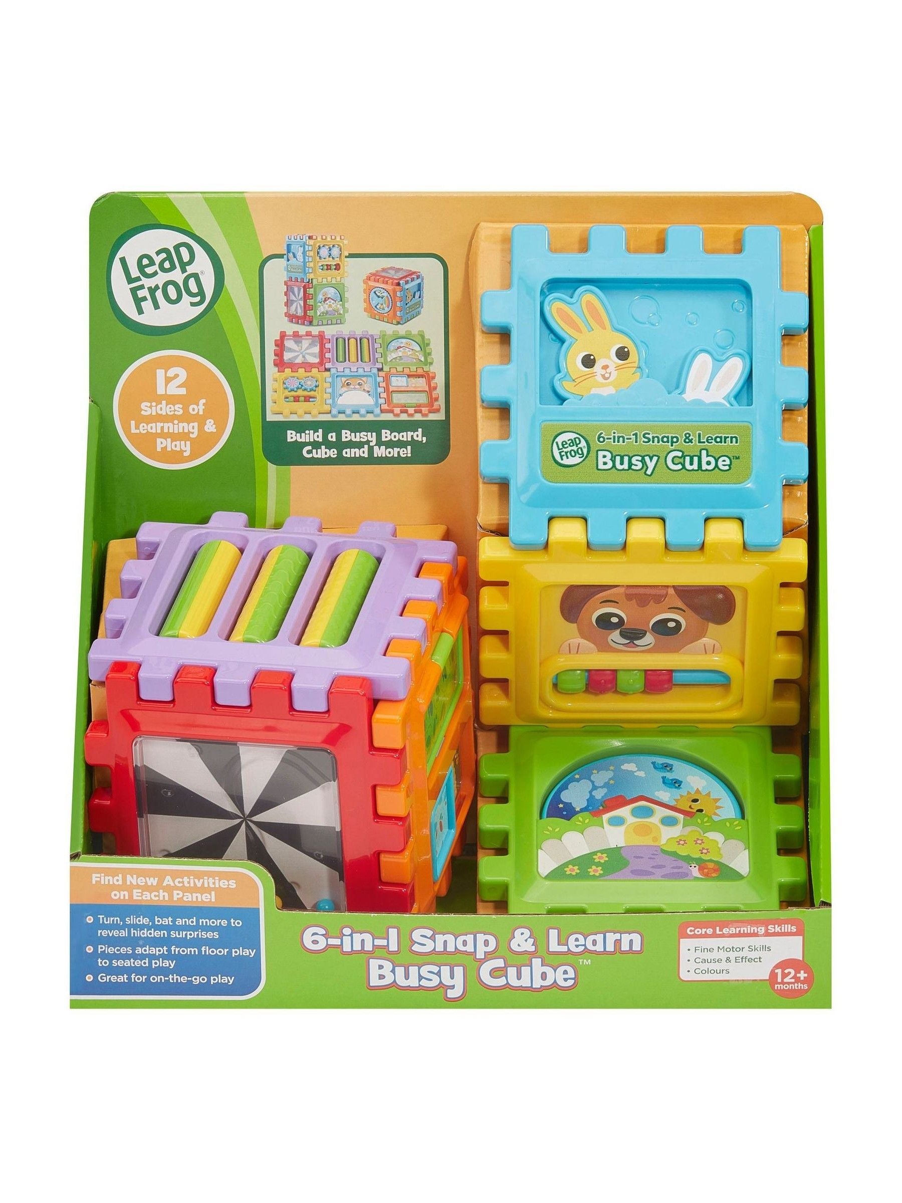 Leapfrog 6-in-1 Busy Cube, imported from the UK
