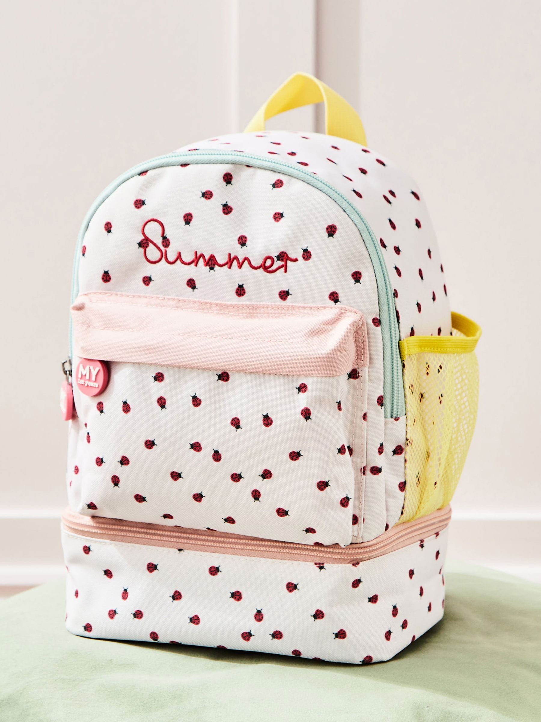 My 1st Years personalised ladybird mini backpack, UK version