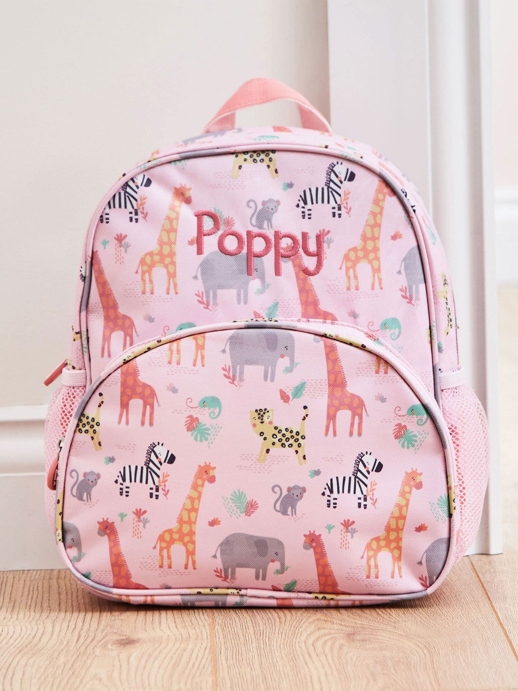 My 1st Years personalised pink safari backpack medium - British product